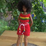 Комплект одежды для Барди "Леди в красном"