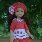 Комплект одежды для куклы Paola Reina "Маруся".