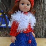 Комплект одежды "Красное и синее" для куклы  Paola Reina.