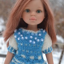 Платье  для куклы Paola Reina. Одежда для куклы 30- 32 см