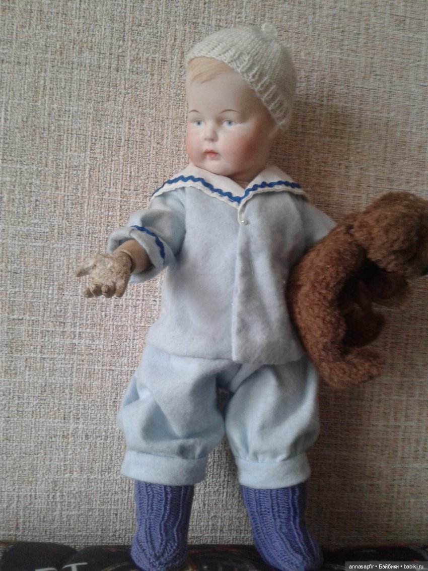 Реплика мальчика Минервы — Редкие антикварные куклы и реплики: воск (фото 4)