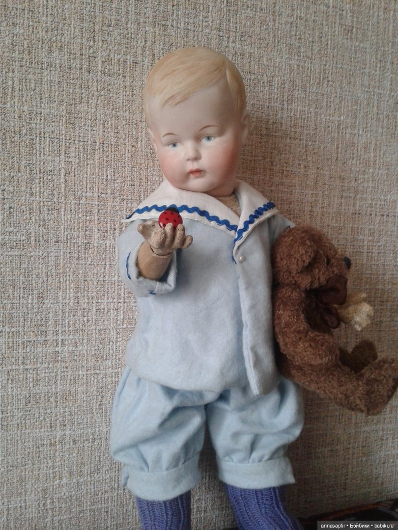 Реплика мальчика Минервы — Редкие антикварные куклы и реплики: воск