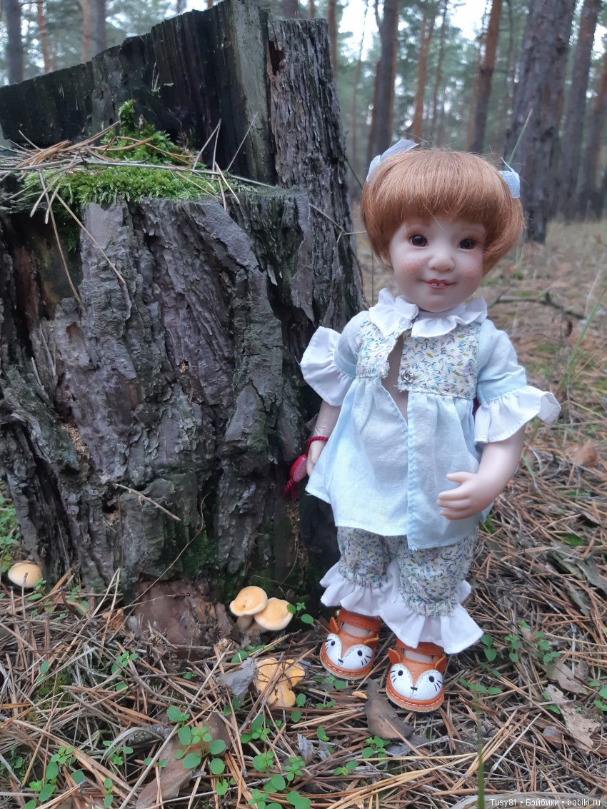 За грибами — Куклы Beatrice Perini (Беатрис Перини): эмоциональные дети