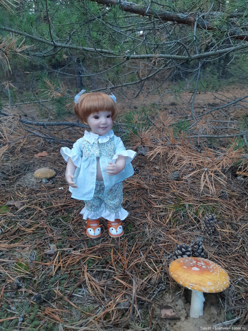 За грибами — Куклы Beatrice Perini (Беатрис Перини): эмоциональные дети (фото 3)