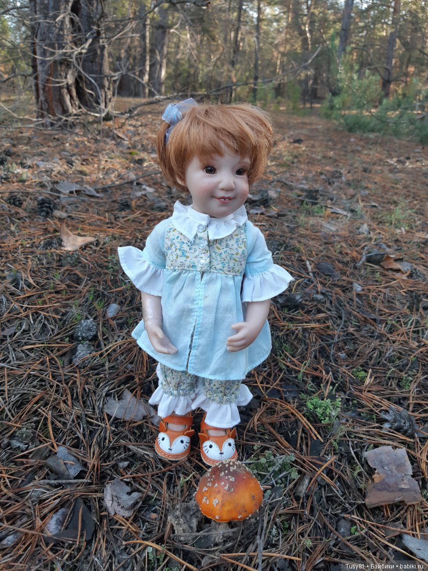 За грибами — Куклы Beatrice Perini (Беатрис Перини): эмоциональные дети