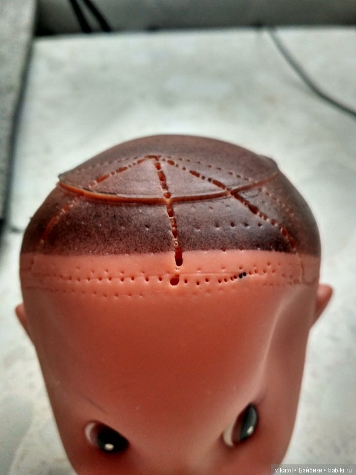 Парик или прошивка волос кукле (фото 2)