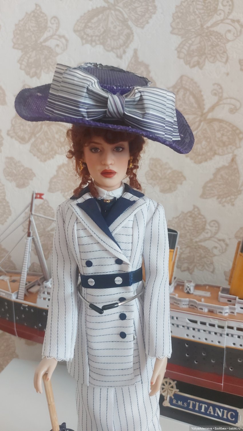 Кукла Роза по фильму Титаник от Franklin Mint(ооак) | Бэйбики Кукла Роза по фильму Титаник от Franklin Mint(ооак) (фото 8)