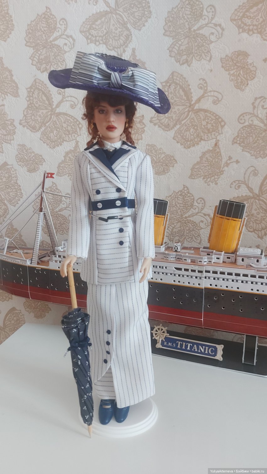 Кукла Роза по фильму Титаник от Franklin Mint(ооак) | Бэйбики Кукла Роза по фильму Титаник от Franklin Mint(ооак) (фото 7)
