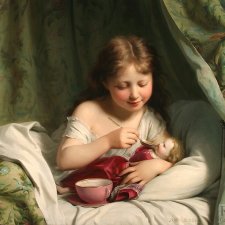 Игрушки в живописи.