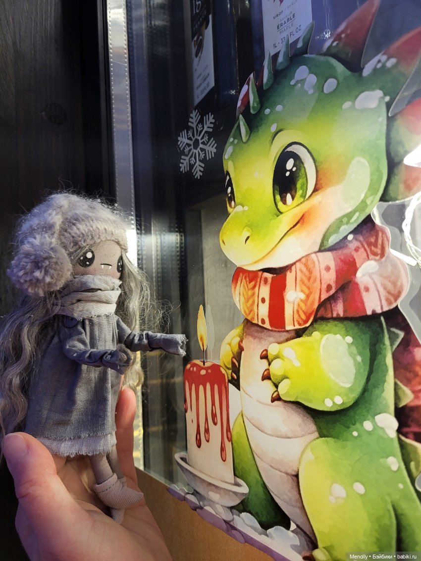 Новогодняя сказочка — Домашние фото авторских кукол: личные коллекции (фото 9)