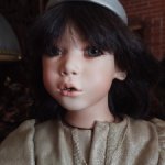 Фарфоровая кукла Мерлин от Аннет Химштедт