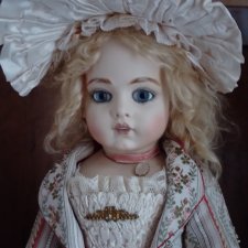 Реплика антикварной куклы  Bru Jne 11 в Белом от BeReginJa