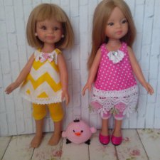 Милые наряды для девочек(для поалок и других кукол схожими параметрами )