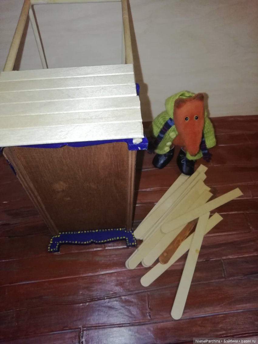 Кровать для Йёргена. Сочиняем , клеим, красим