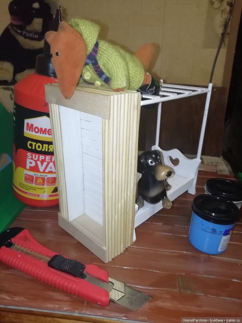 Кровать для Йёргена. Сочиняем , клеим, красим