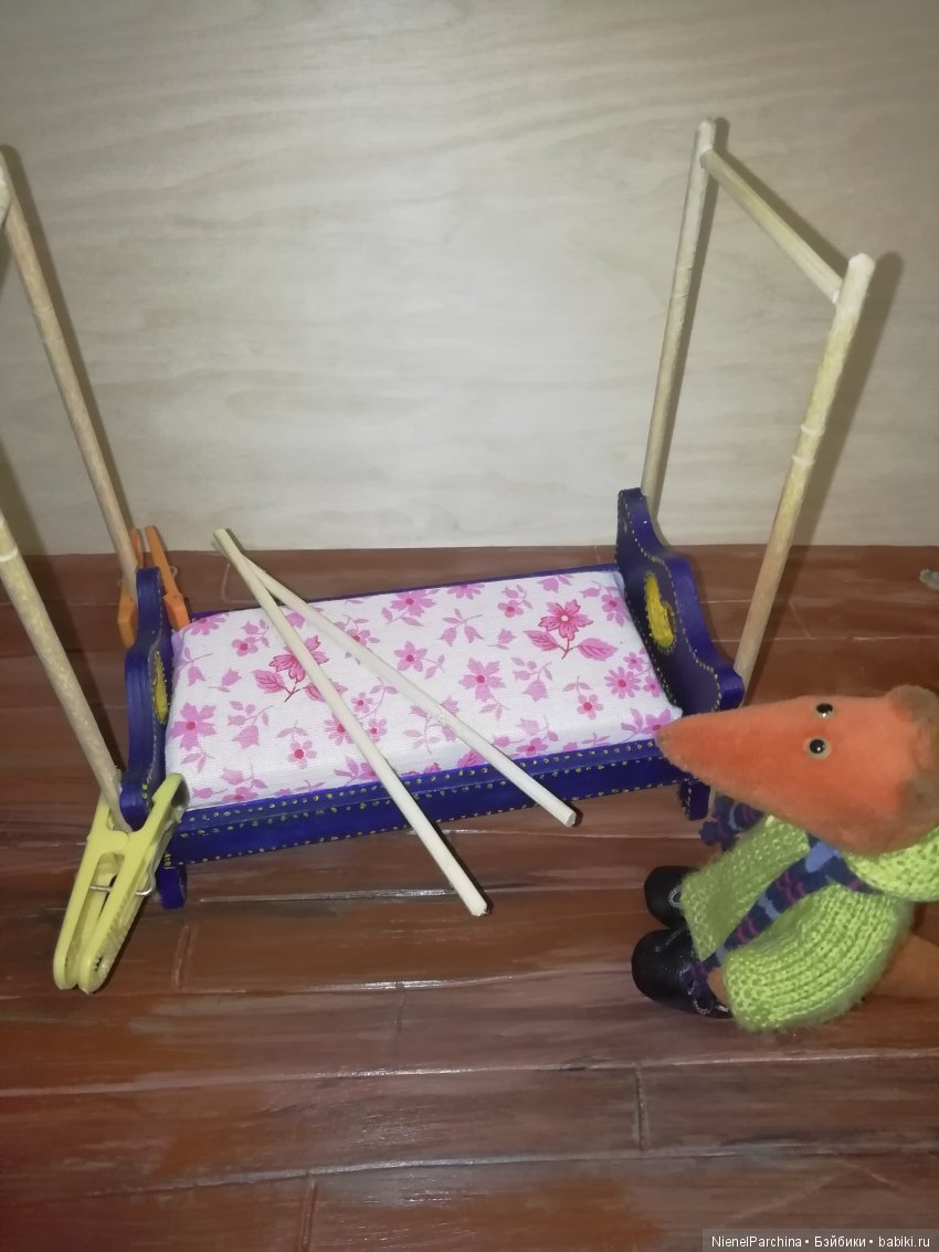 Кровать для Йёргена. Сочиняем , клеим, красим (фото 9)