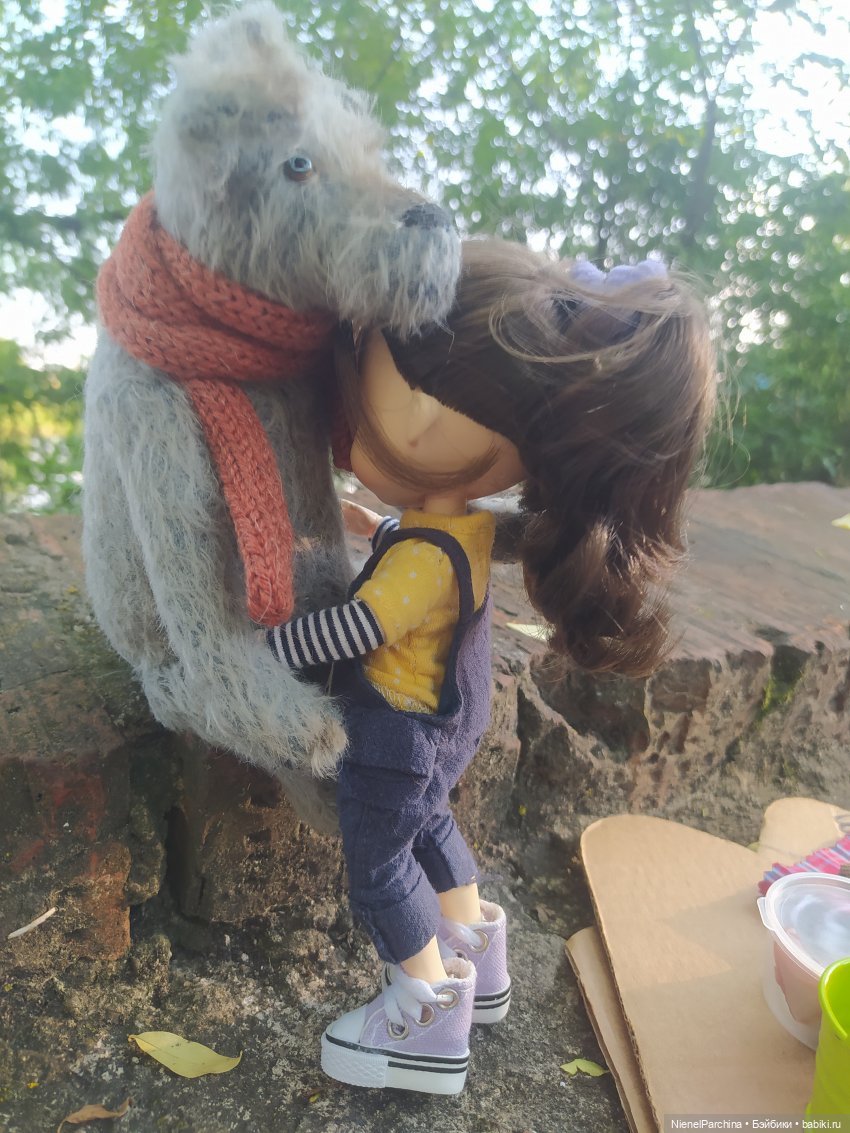 Начало дружбы. Девочка и пёс.часть 2