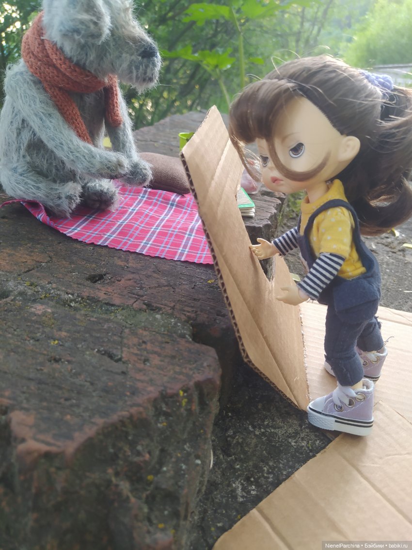 Начало дружбы. Девочка и пёс.часть 2