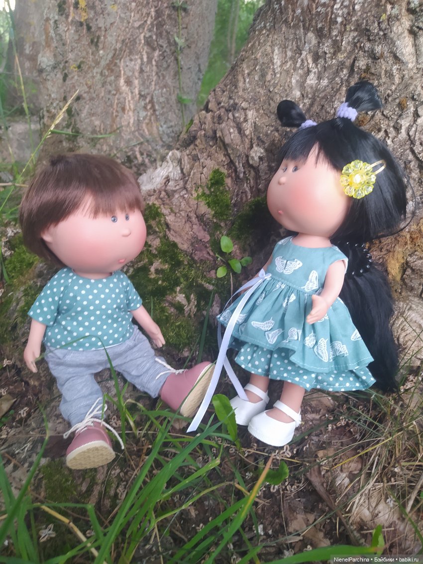 Ёсико показывает Никите пруд