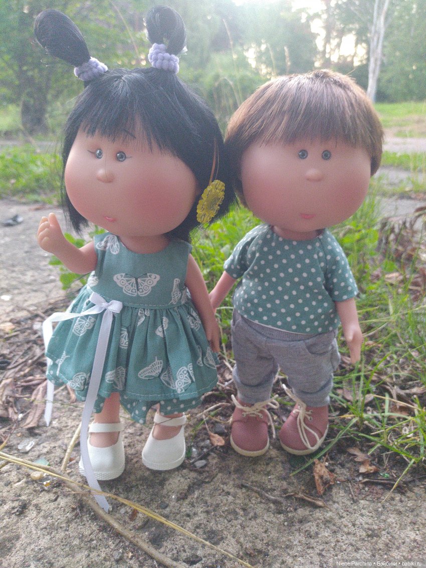 Ёсико показывает Никите пруд