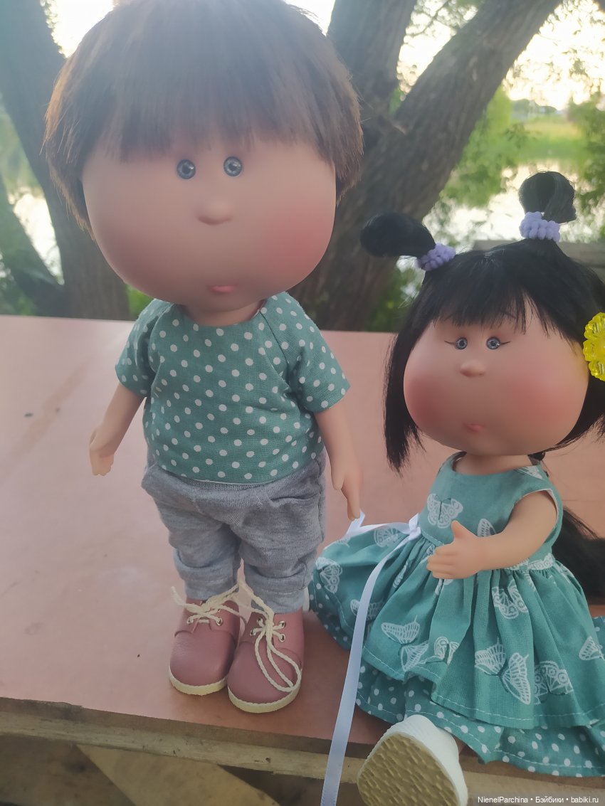 Ёсико показывает Никите пруд