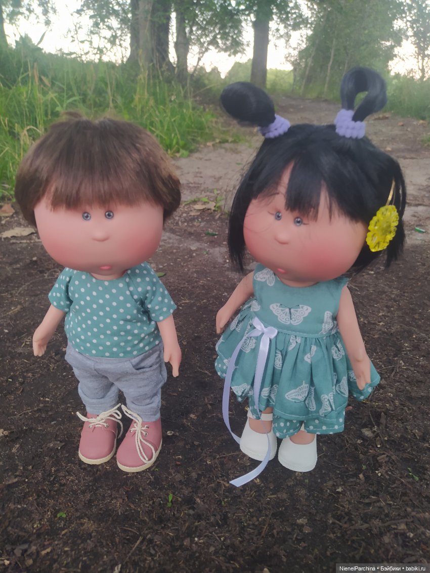 Ёсико показывает Никите пруд