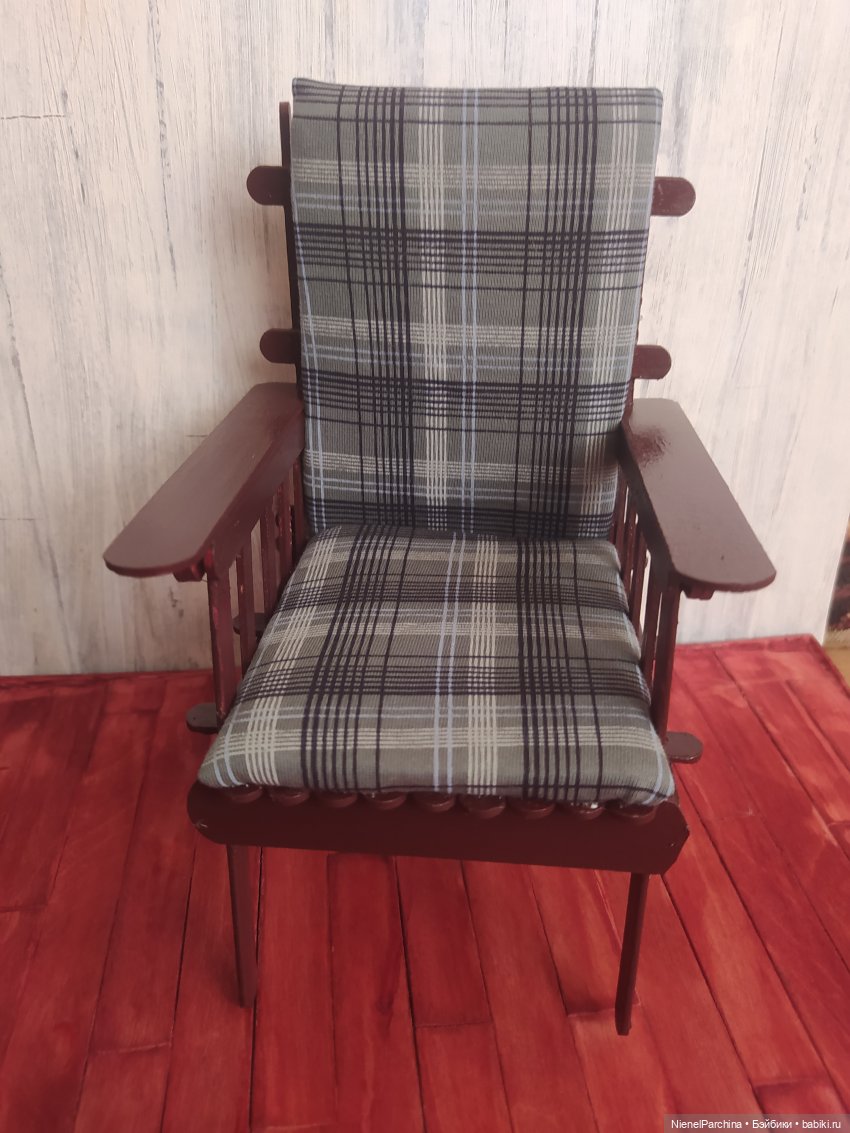Кресло для кукол 1:6 — Мебель для кукол и домиков: фото (фото 6)