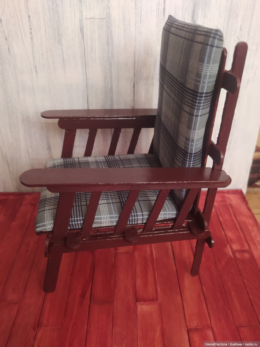 Кресло для кукол 1:6 — Мебель для кукол и домиков: фото (фото 7)