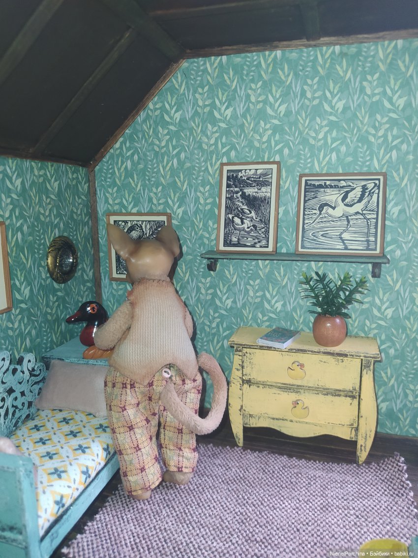 Кот по имени Дерек — Домашние фото авторских игрушек: Тедди (фото 9)