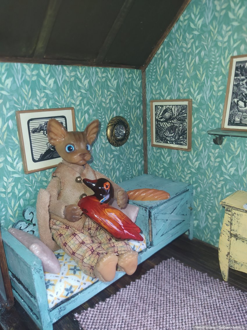 Кот по имени Дерек — Домашние фото авторских игрушек: Тедди (фото 8)