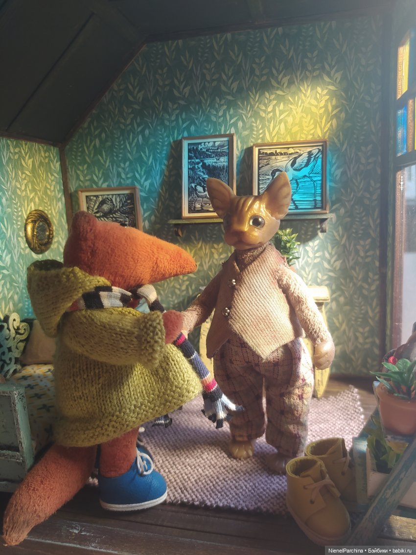 Кот по имени Дерек — Домашние фото авторских игрушек: Тедди