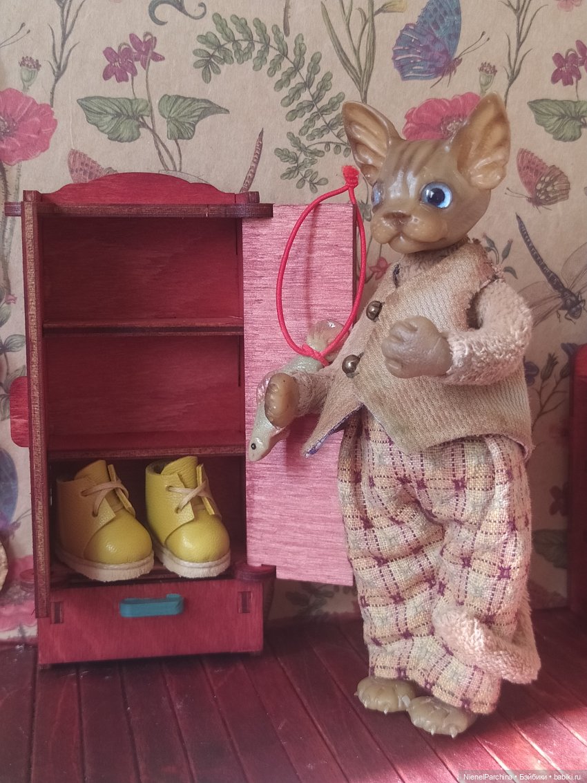 Кот по имени Дерек — Домашние фото авторских игрушек: Тедди (фото 4)