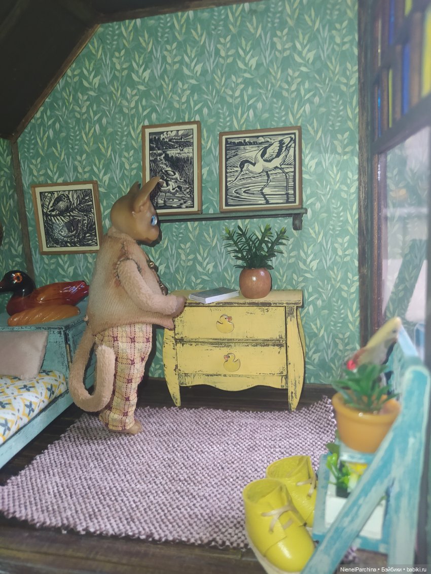 Кот по имени Дерек — Домашние фото авторских игрушек: Тедди