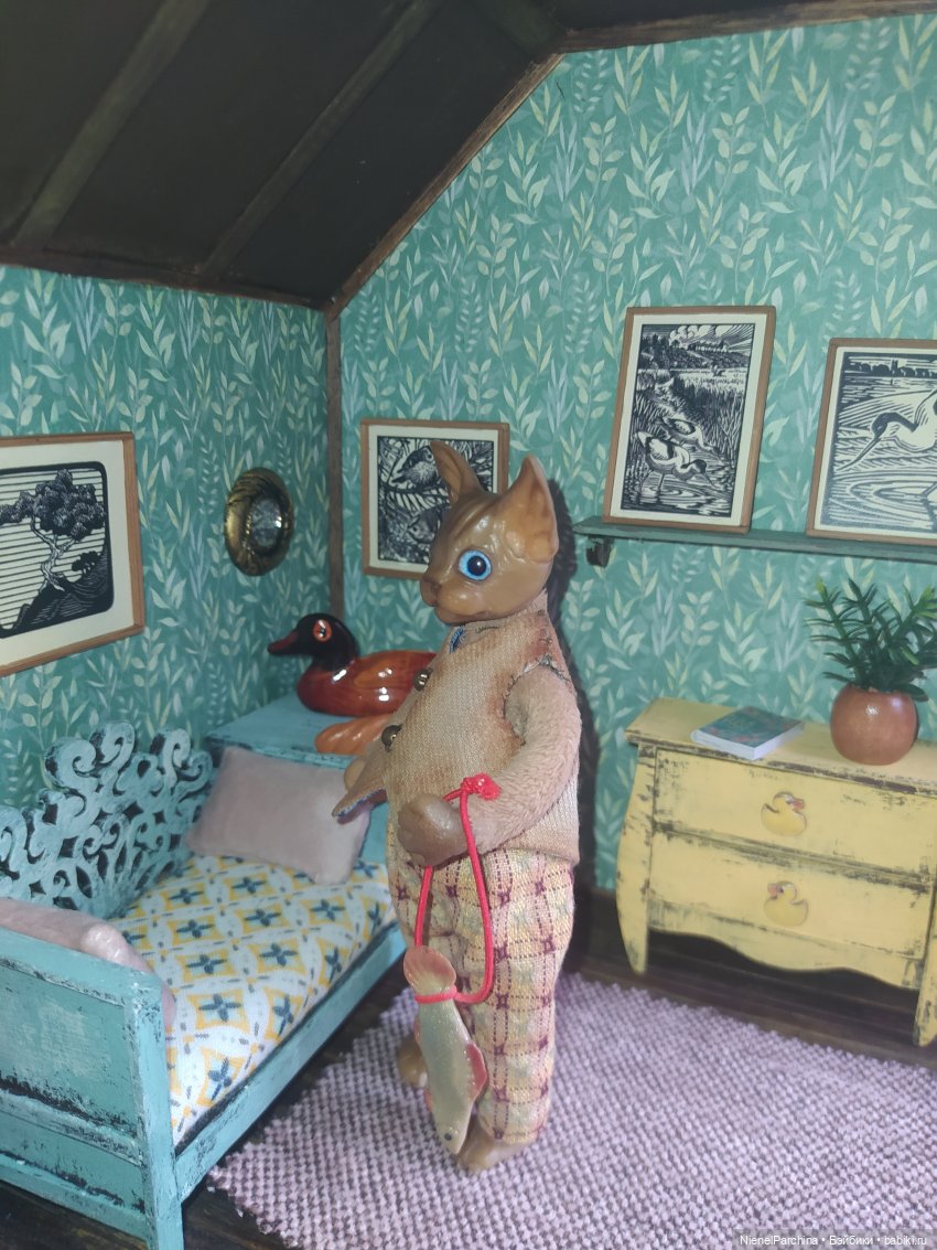 Кот по имени Дерек — Домашние фото авторских игрушек: Тедди (фото 7)