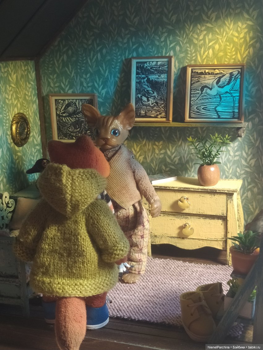 Кот по имени Дерек — Домашние фото авторских игрушек: Тедди