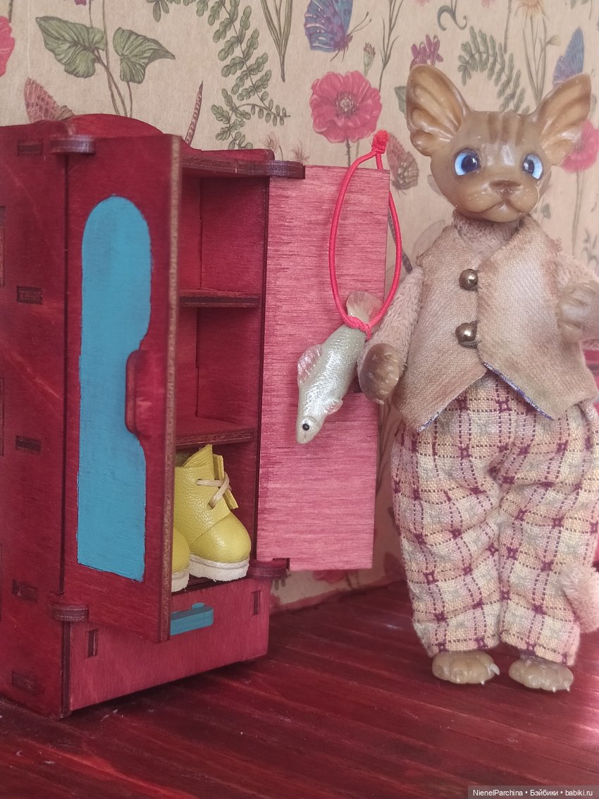 Кот по имени Дерек — Домашние фото авторских игрушек: Тедди (фото 3)