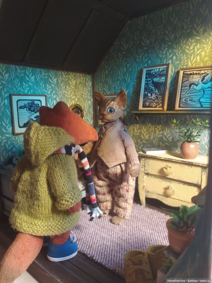 Кот по имени Дерек — Домашние фото авторских игрушек: Тедди