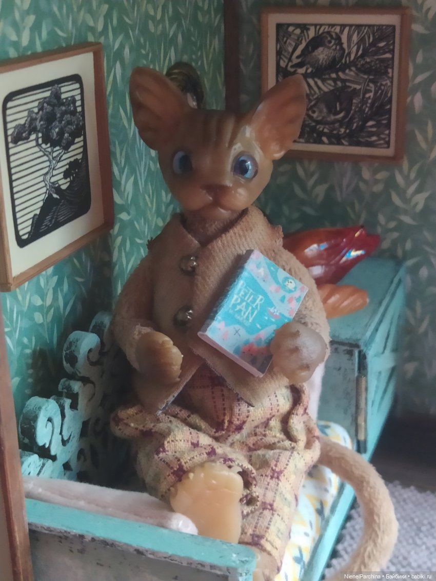 Кот по имени Дерек — Домашние фото авторских игрушек: Тедди