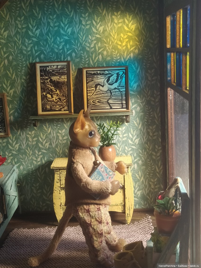 Кот по имени Дерек — Домашние фото авторских игрушек: Тедди