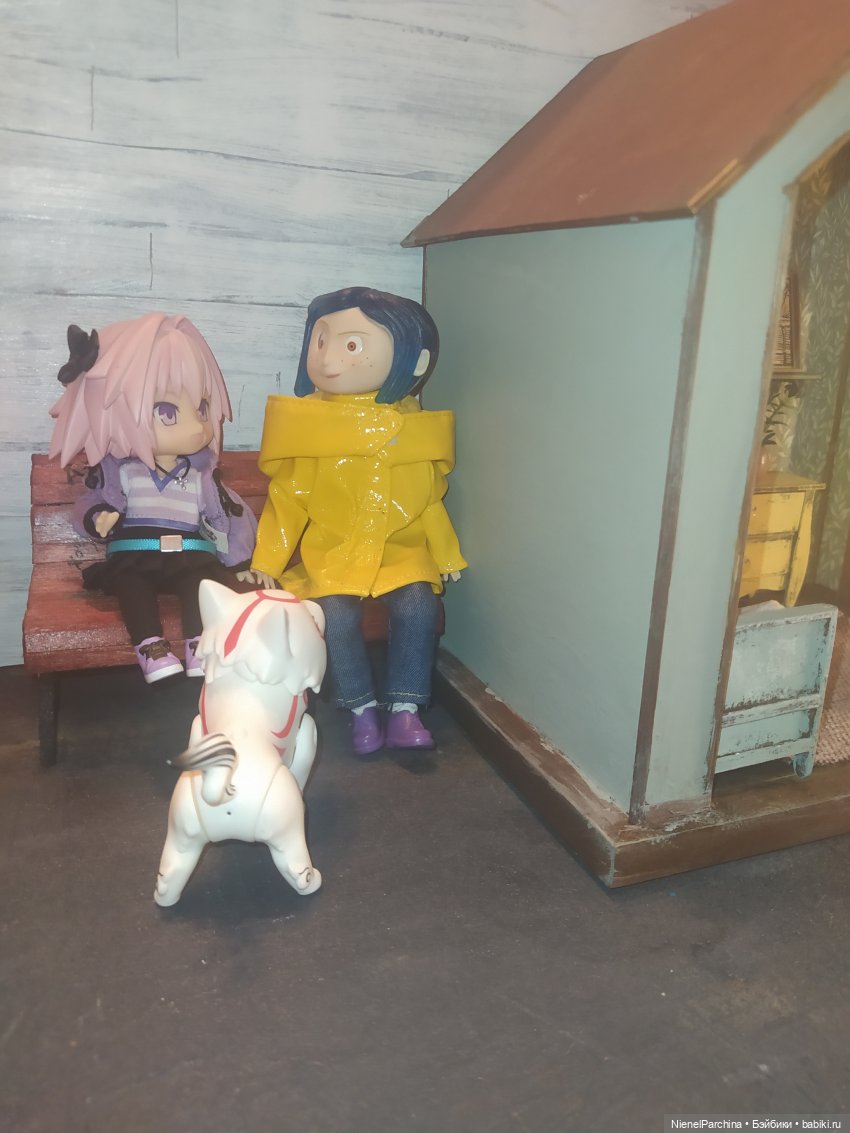 Скамейка для малявок | Бэйбики Скамейка для малявок — Мебель для кукол и домиков: фото