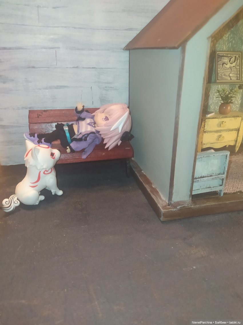 Скамейка для малявок | Бэйбики Скамейка для малявок — Мебель для кукол и домиков: фото