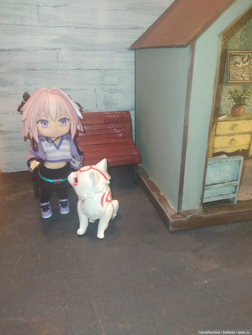 Скамейка для малявок | Бэйбики Скамейка для малявок — Мебель для кукол и домиков: фото (фото 9)