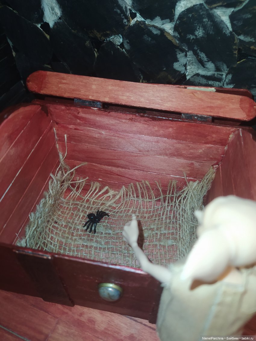 Сундук для Хагрида — Мебель для кукол и домиков: фото