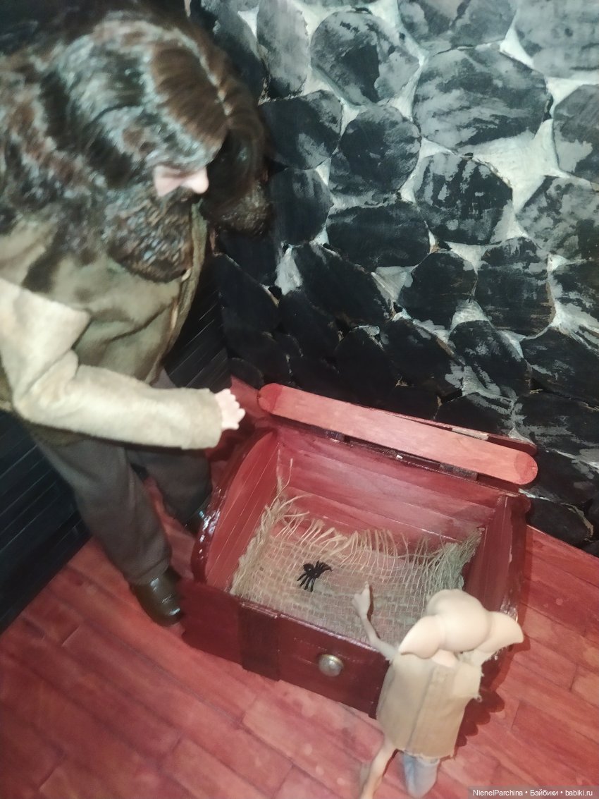 Сундук для Хагрида — Мебель для кукол и домиков: фото