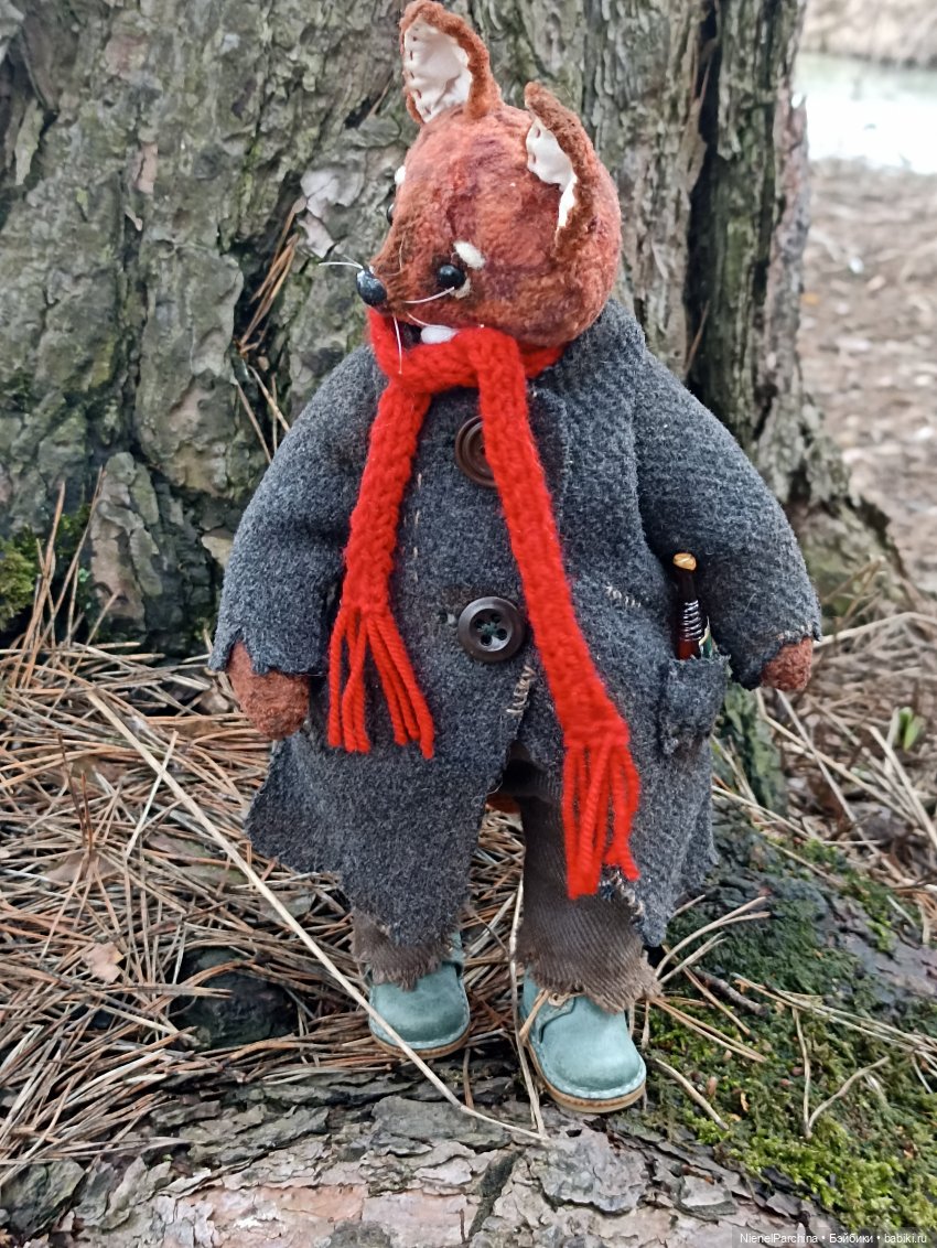 Лис Закери на прогулке — Авторские мишки Тедди и друзья: фото (фото 4)