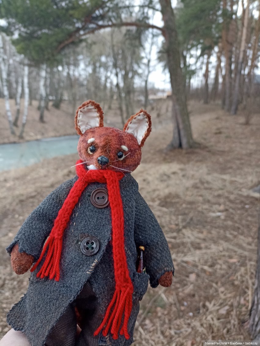 Лис Закери на прогулке — Авторские мишки Тедди и друзья: фото