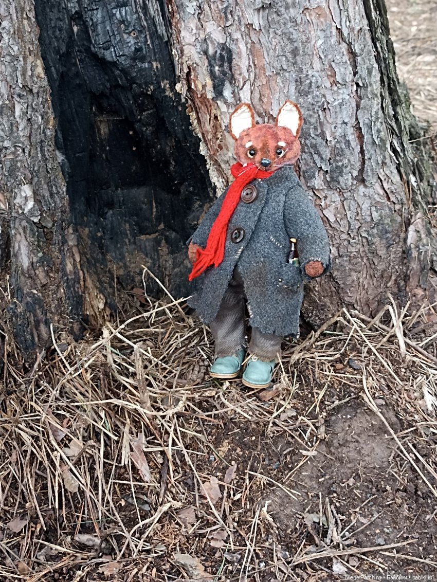 Лис Закери на прогулке — Авторские мишки Тедди и друзья: фото