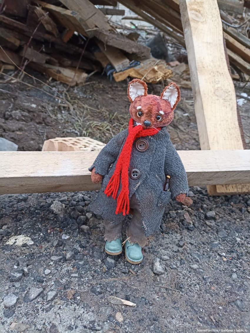 Лис Закери на прогулке — Авторские мишки Тедди и друзья: фото