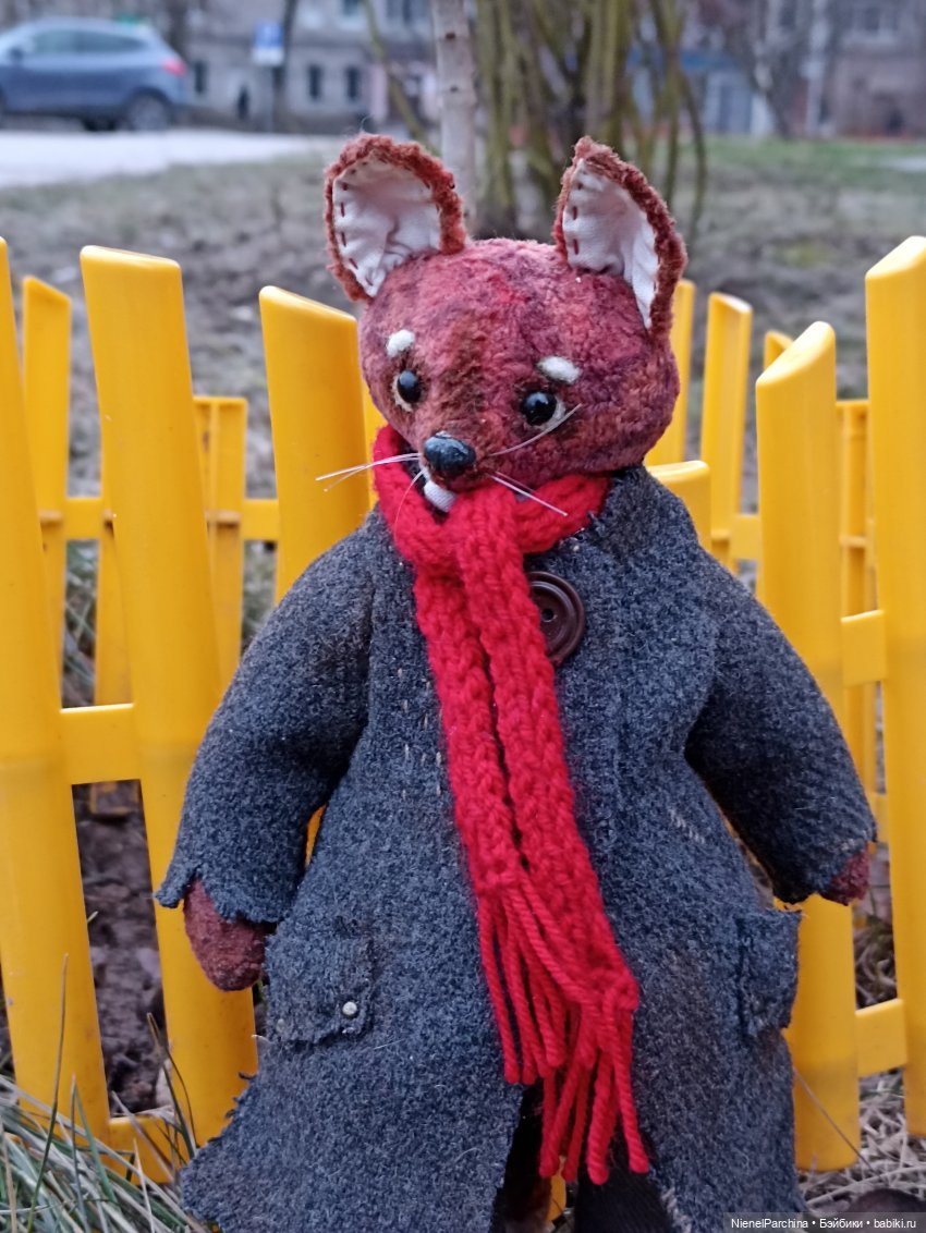 Лис Закери на прогулке — Авторские мишки Тедди и друзья: фото