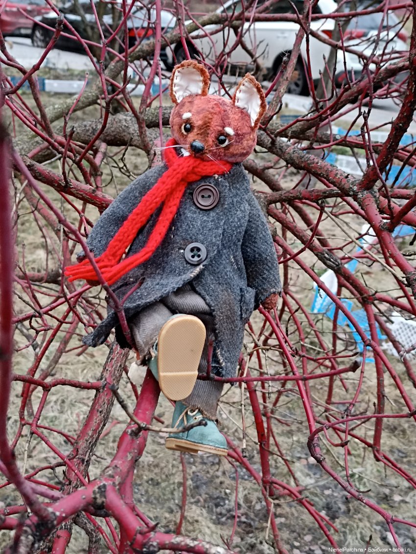 Лис Закери на прогулке — Авторские мишки Тедди и друзья: фото